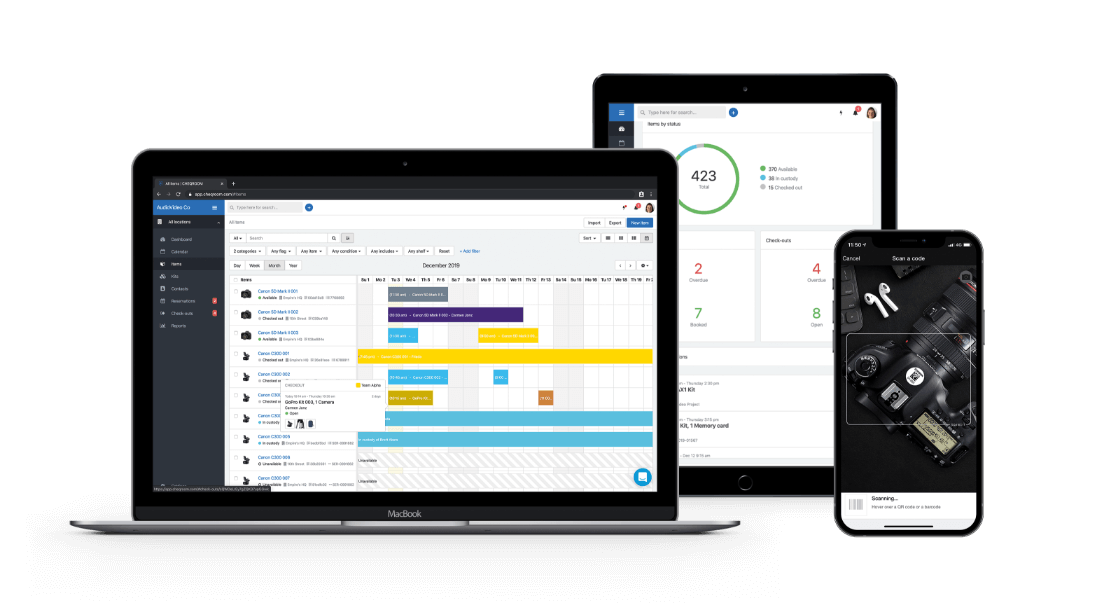 Equipment Management Software - Cheqroom